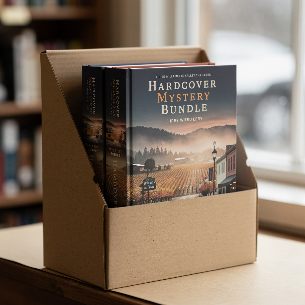 Hardcover Mystery Bundle: Three Willamette Valley Thrillers